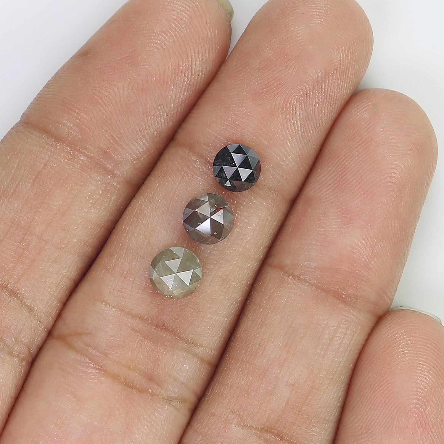2.19 CT Natural Loose Round Rose Cut Diamond Mix Color Round Shape Diamond 4.80 MM Natural Loose Mix Color Round Rose Cut Diamond LQ1678