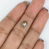Natural Loose Pentagon Diamond, Grey Color Diamond, Natural Loose Diamond, Pentagon Rose Cut Diamond, 1.29 CT Pentagon Shape Diamond L2855