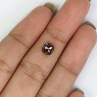 Natural Loose Cushion Diamond, Brown Color Diamond, Natural Loose Diamond, Cushion Rose Cut Diamond, 1.01 CT Cushion Shape Diamond KDL2888