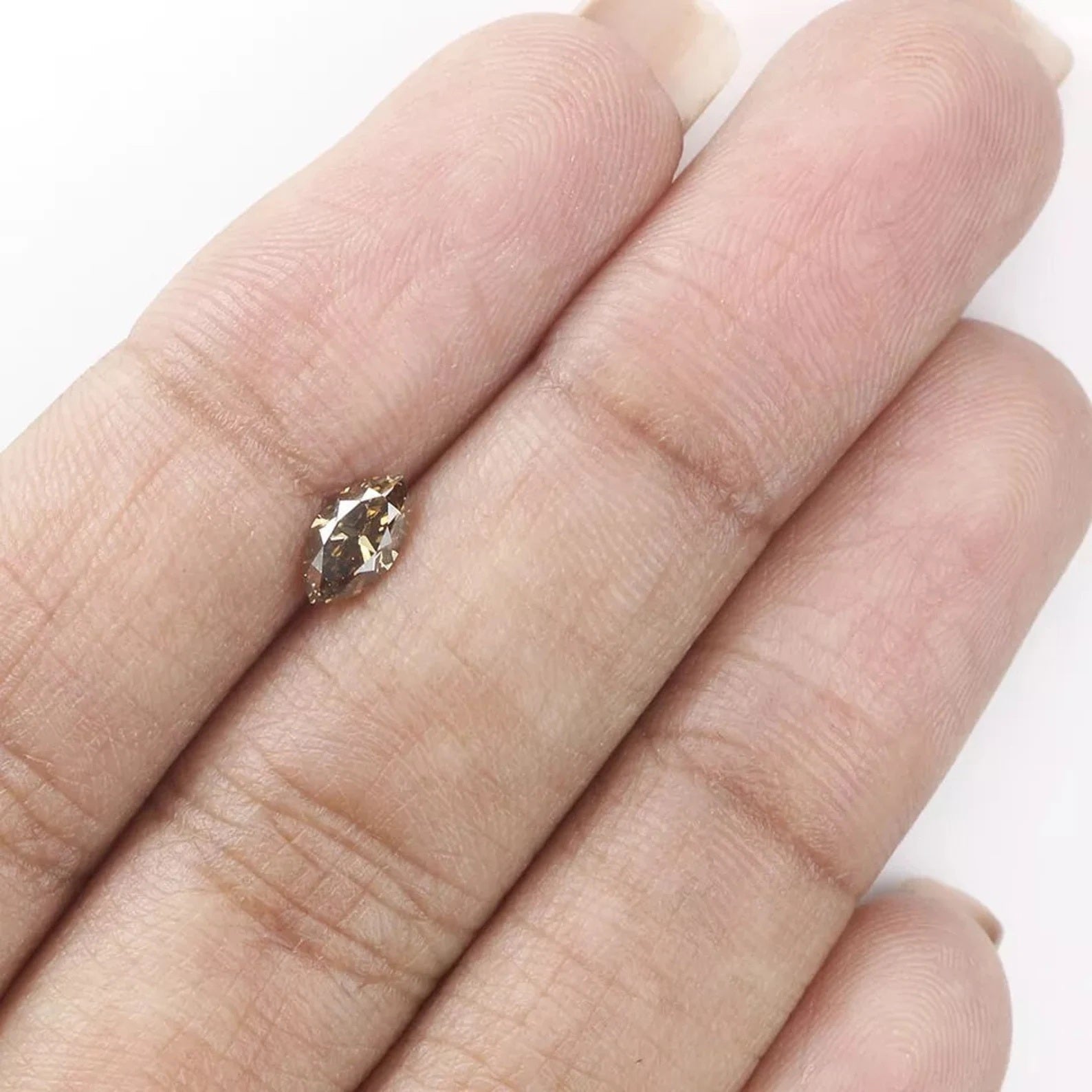 0.41 CT Natural Loose Marquise Shape Diamond Brown Color Marquise Diamond 6.70 MM Natural Brown Color Marquise Brilliant Cut Diamond NQ1198