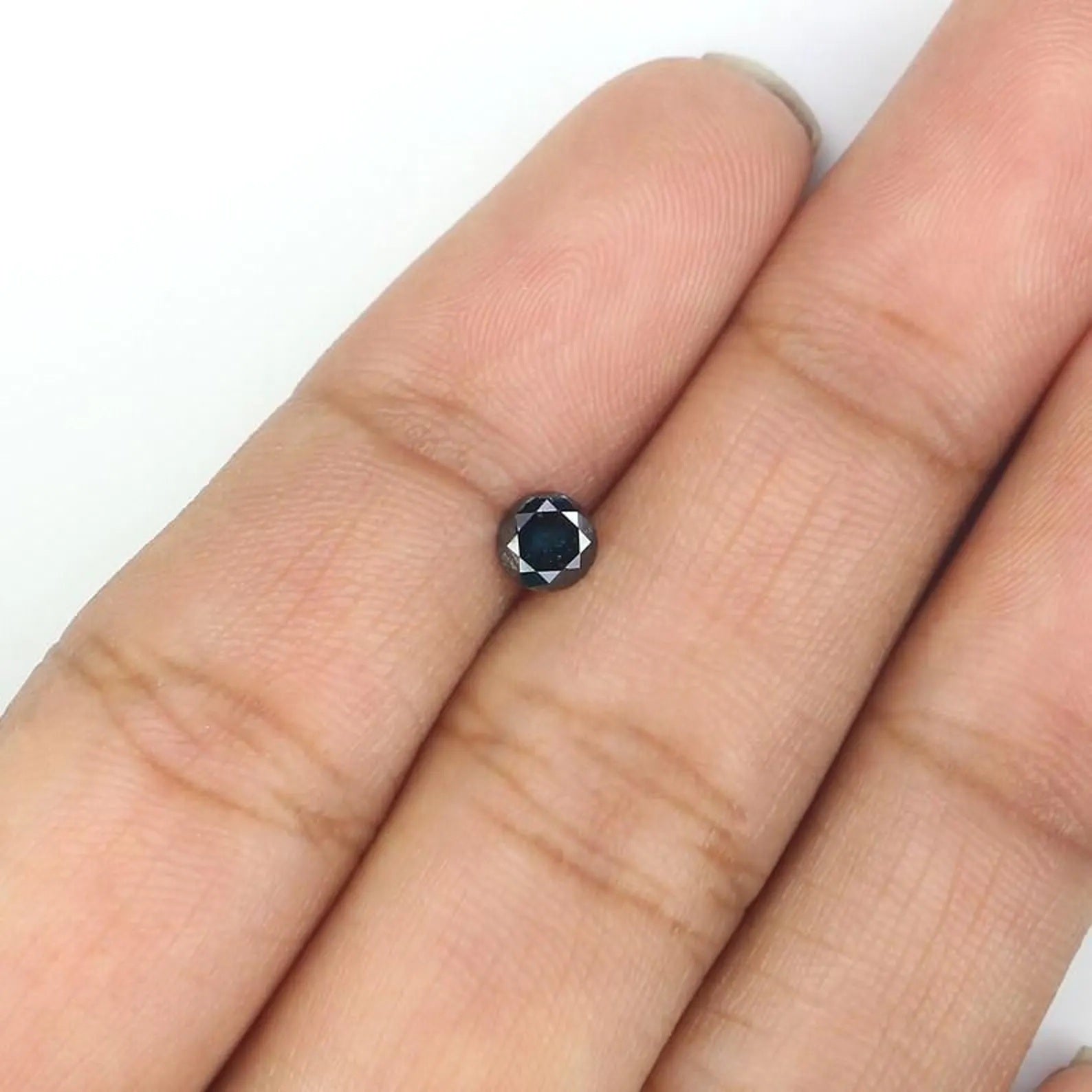 0.33 CT Natural Loose Round Shape Diamond Blue Color Round Cut Diamond 4.20 MM Natural Loose Diamond Blue Round Brilliant Cut Diamond NQ9479