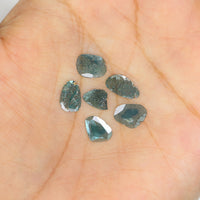 Natural Loose Slice Diamond, Slice Blue Color Diamond, Natural Loose Diamond, Slice Cut Diamond, Irregular Cut 1.36 CT Slice Shape KR2685
