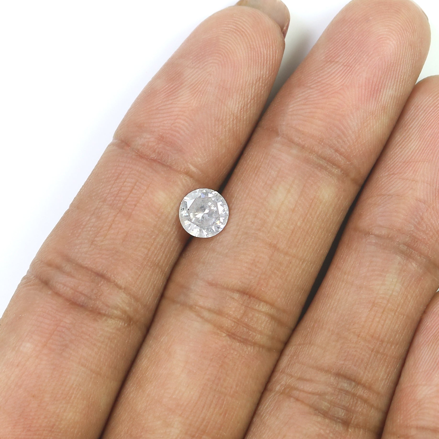 0.86 Ct Natural Loose Round Shape Diamond White -G Color Round Cut Diamond 6.15 MM Natural White Color Round Brilliant Cut Diamond L3609