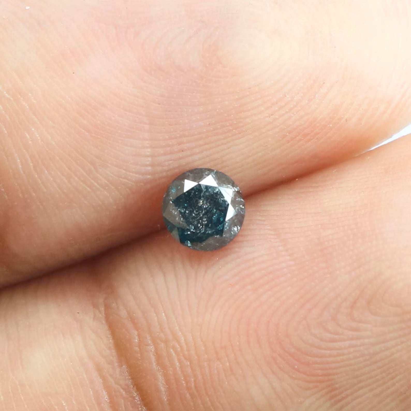 0.37 Ct Natural Loose Round Shape Diamond Blue Color Round Cut Diamond 4.00 MM Natural Loose Diamond Round Brilliant Cut Diamond KDN9853
