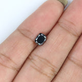 Natural Loose Cushion Diamond, Black Color Diamond, Natural Loose Diamond, Cushion Rose Cut Diamond, 0.57 CT Cushion Shape Diamond KR1308