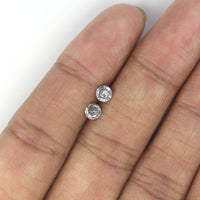 Natural Loose Round Diamond, Salt And Pepper Round Diamond, Natural Loose Diamond, Round Brilliant Cut Diamond, 0.50 CT Round Shape L2806