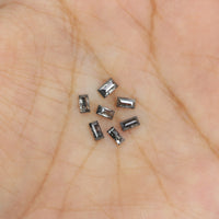 Natural Loose Baguette Diamond, Salt And Pepper Baguette Diamond, Natural Loose Diamond, Baguette Diamond, 0.65 CT Baguette Shape L2895