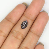 Natural Loose Marquise Diamond, Salt And Pepper Marquise Cut Diamond, Natural Loose Diamond, Rose Cut Diamond 1.13 CT Marquise Shape L2959