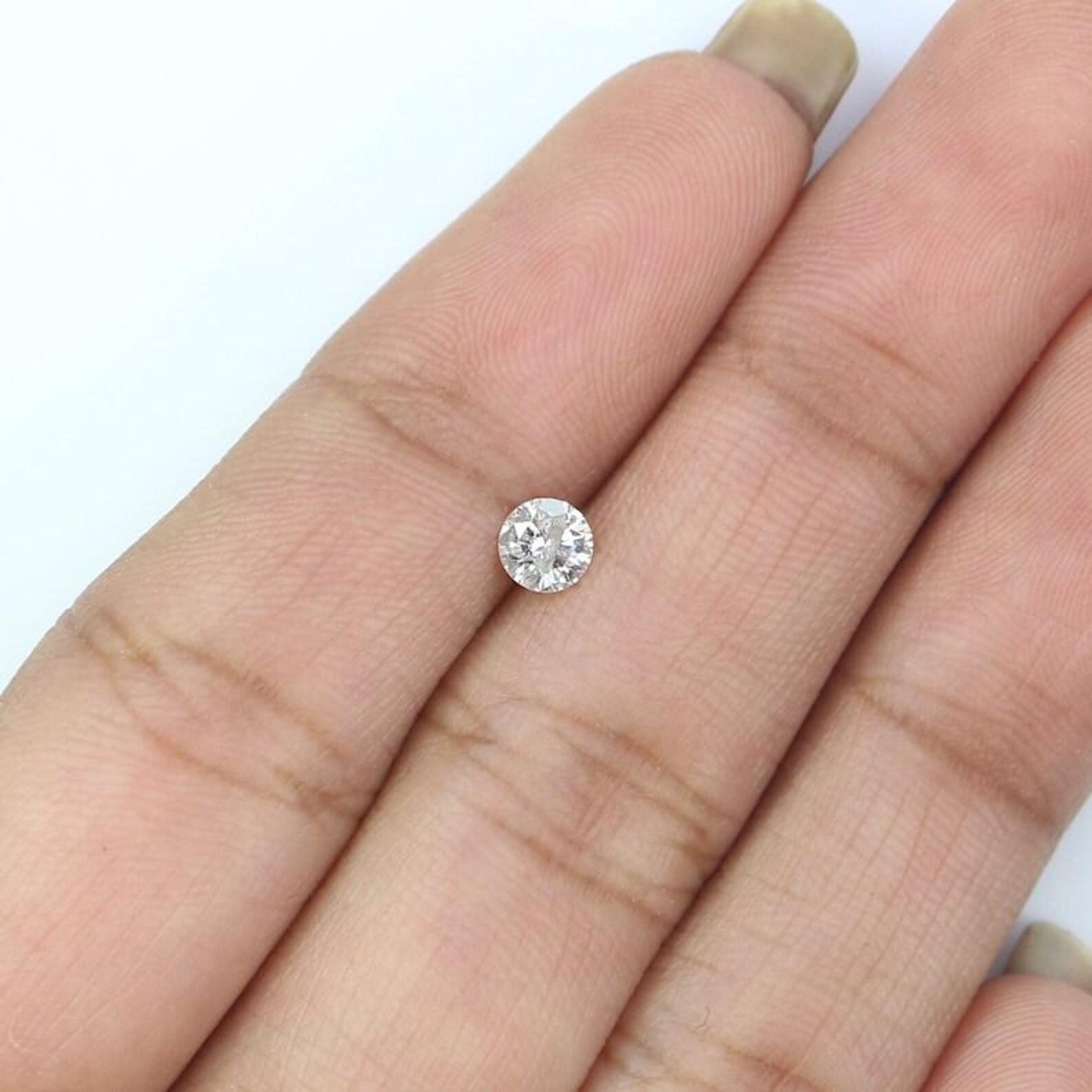 0.26 CT Natural Loose Round Cut Diamond Grey Color Round Diamond 4.10 MM Natural Diamond White Color Round Brilliant Cut Diamond NQ7712