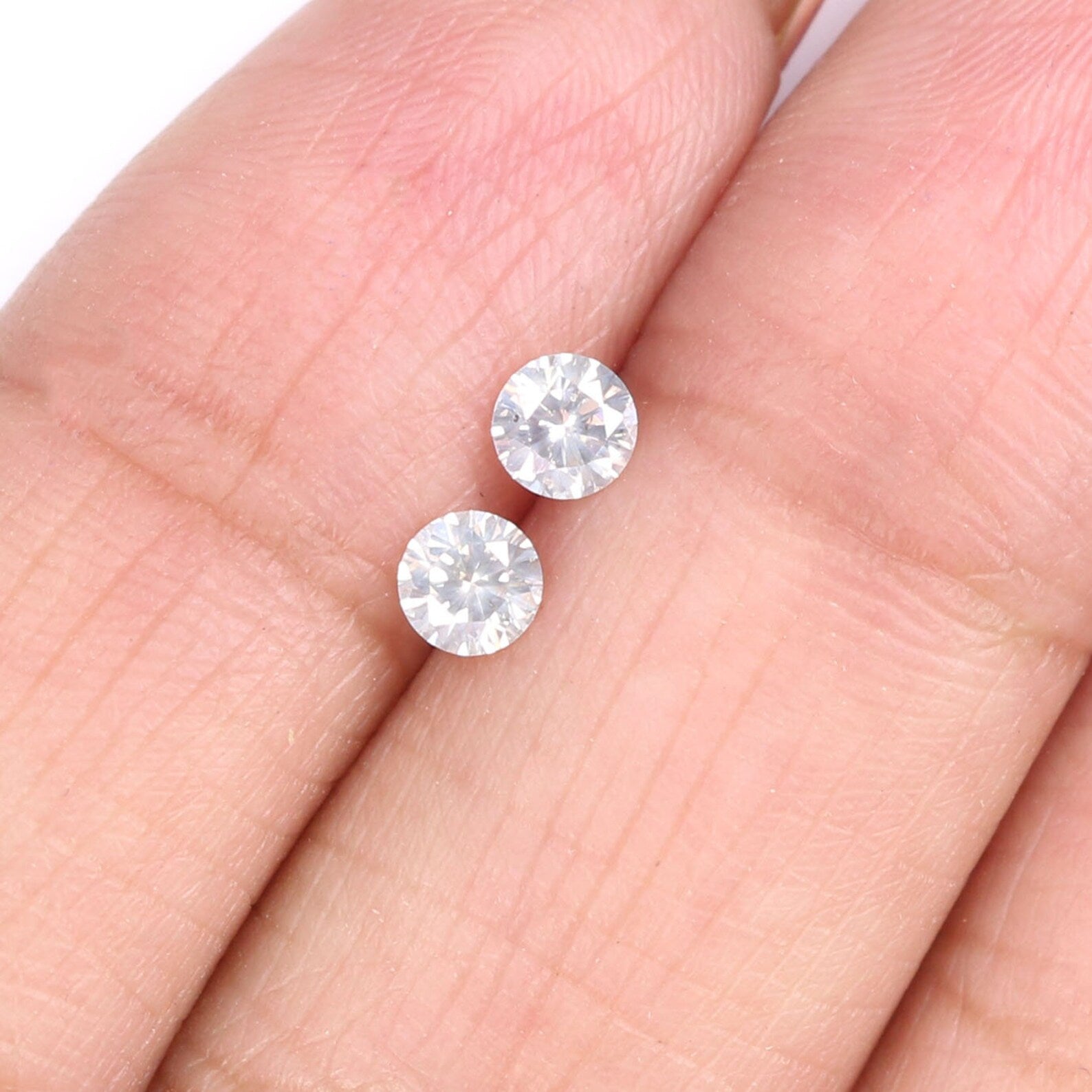 Natural Loose Round Brilliant Cut Diamond White - G Color 0.34 CT 3.50 MM Round Shape Brilliant Cut Diamond N1958