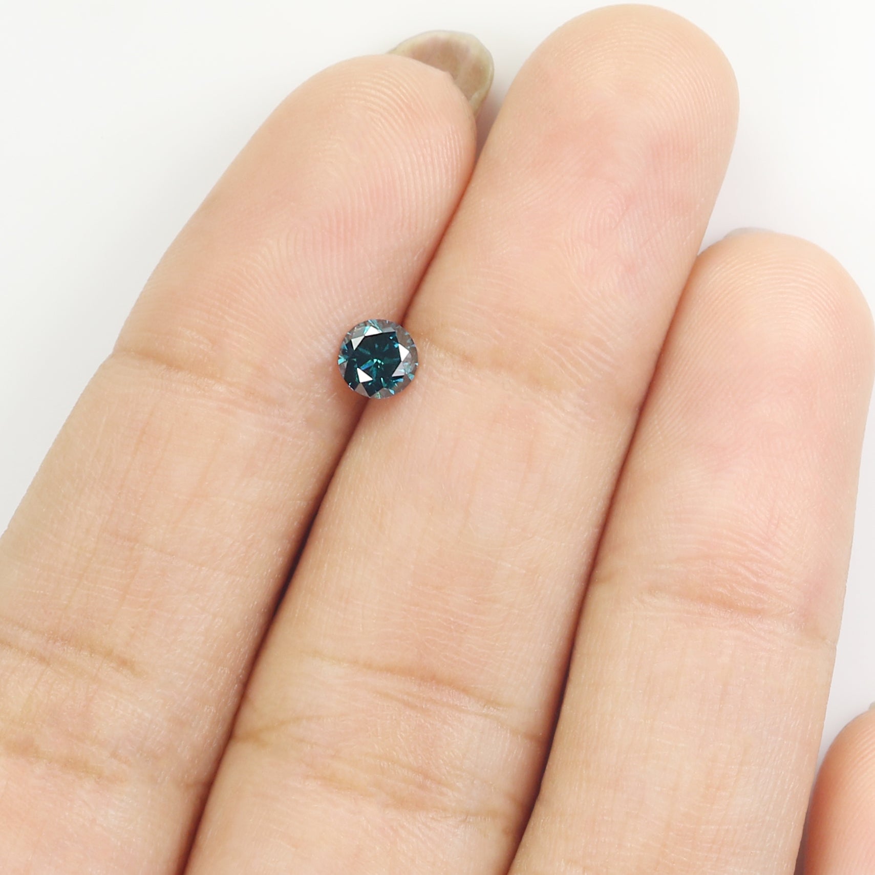 0.35 CT Natural Loose Round Diamond Blue Color Diamond Natural Loose Diamond 4.30 MM Round Brilliant Cut Diamond Round Shape Diamond LQ929