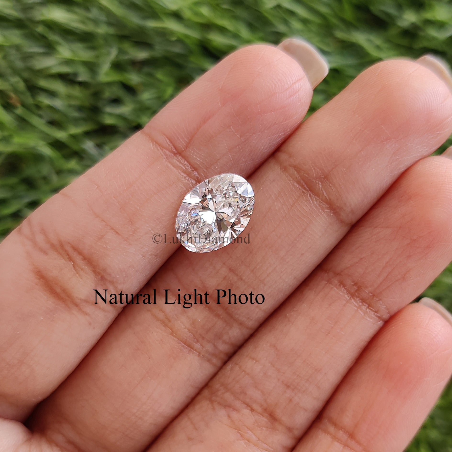 3.05 CT IGI Certified Oval Brilliant Cut Diamond White - D Color VVS1 Clarity Lab Grown Diamond Lab Created Oval Diamond CVD Diamond Q202