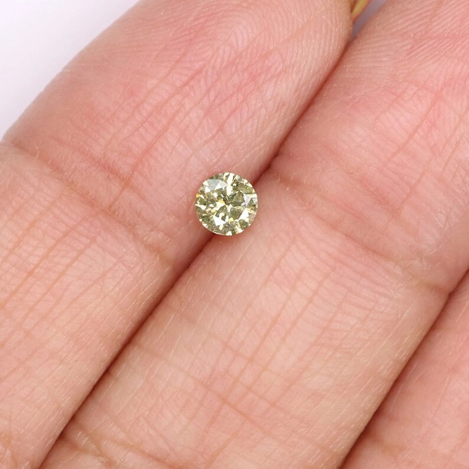 0.20 CT Natural Loose Round Shape Diamond Green Color Round Diamond 3.70 MM Natural Diamond Green Color Round Brilliant Cut Diamond NQ1893