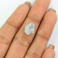 Natural Loose Rough Diamond, Natural Loose Diamond, Rough Grey Color Diamond, Uncut Diamonds, Rough Cut Diamond, 4.11 CT Rough Shape KR2661
