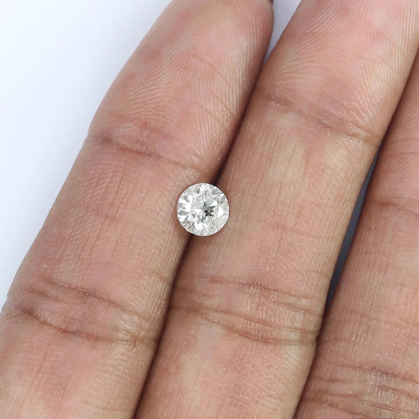 0.73 Ct Natural Loose Round Shape Diamond White H Color Round Cut Diamond 5.60 MM Natural Loose Diamond Round Brilliant Cut Diamond QN8155