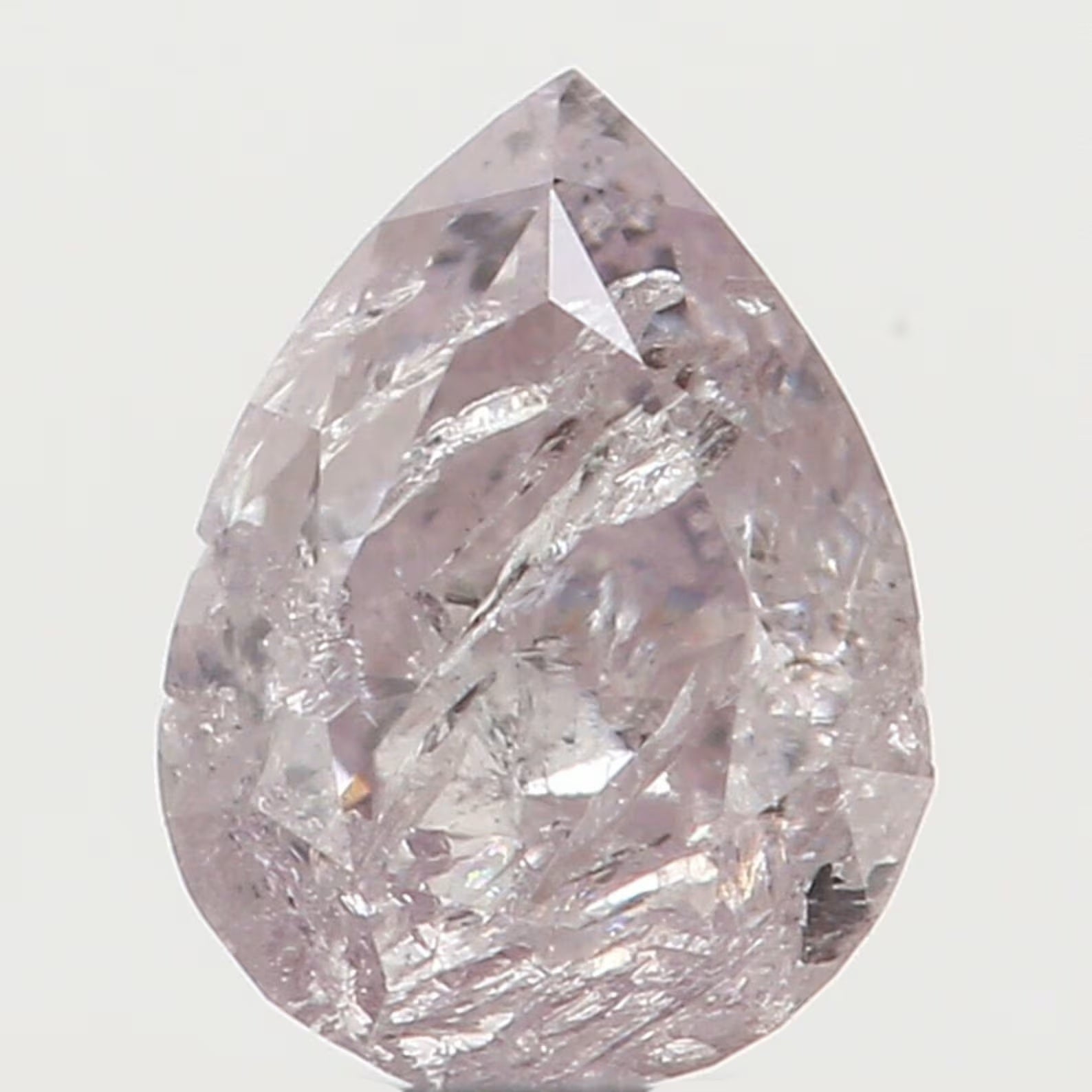 0.24 Ct Natural Loose Pear Shape Diamond Pink Color Pear Cut Diamond 4.20 MM Natural Loose Diamond Pink Pear Brilliant Cut Diamond N7183