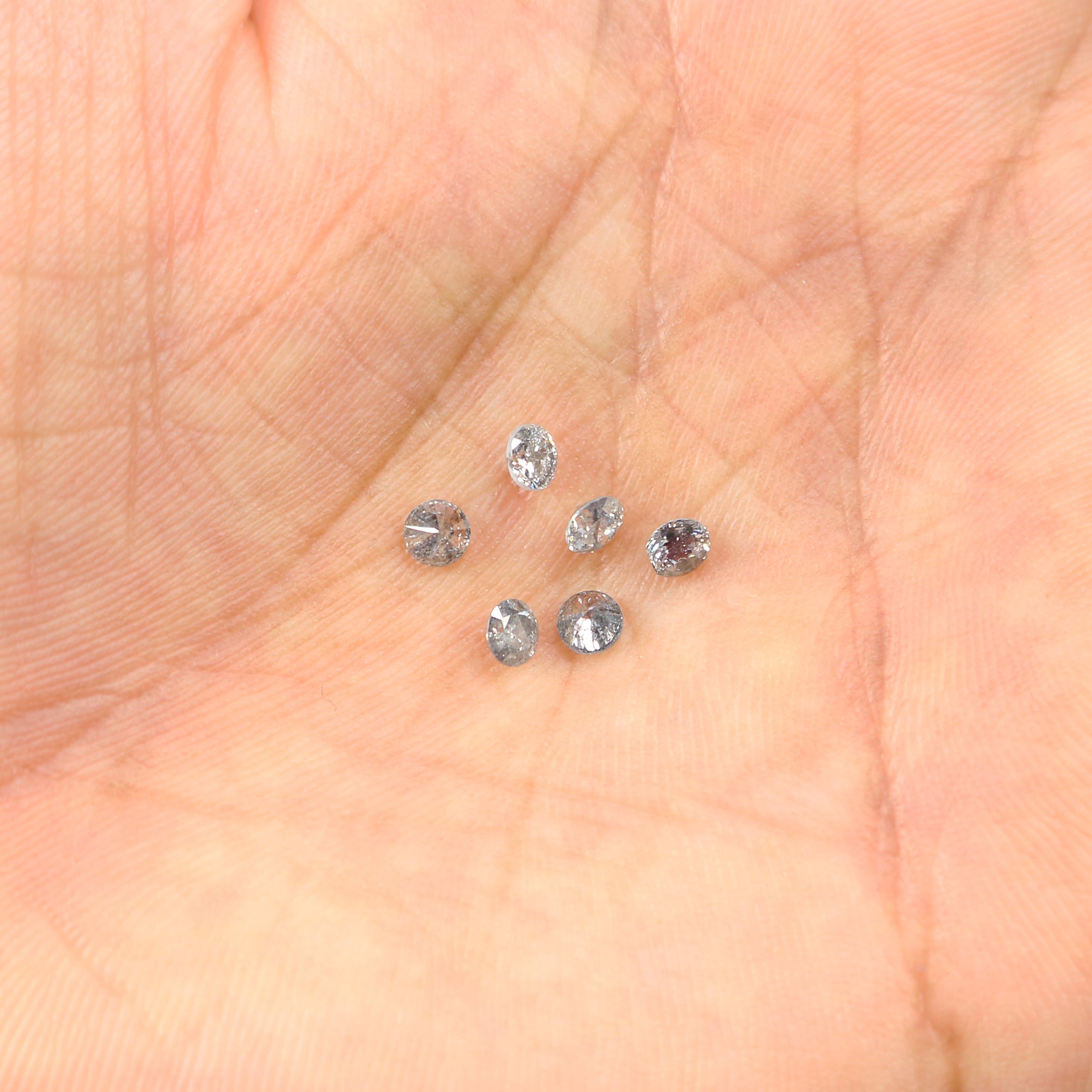 0.78 CT Natural Loose Round Shape Diamond Salt And Pepper Round Cut Diamond 3.15 MM Natural Loose Diamond Round Brilliant Cut Diamond L1396