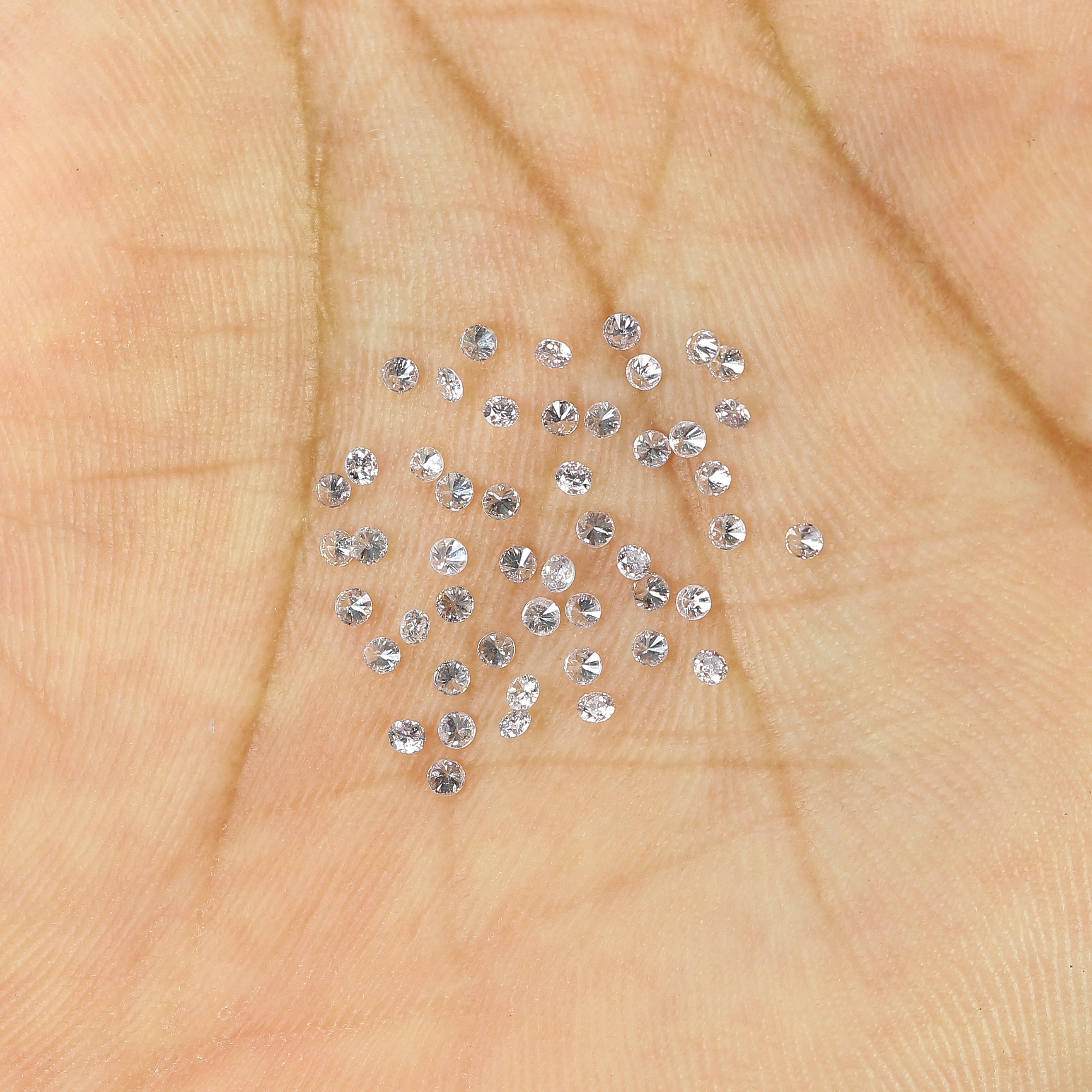 0.70 Ct Natural Loose Round Shape Diamond Pink Color Round Cut Diamond 1.45 MM Natural Loose Pink Color Round Brilliant Cut Diamond LQ894