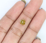 Natural Loose Round Diamond, Yellow Color Rose Cut Diamond, Natural Loose Diamond, Round Rose Cut Diamond, 1.08 CT Round Shape Diamond L9973