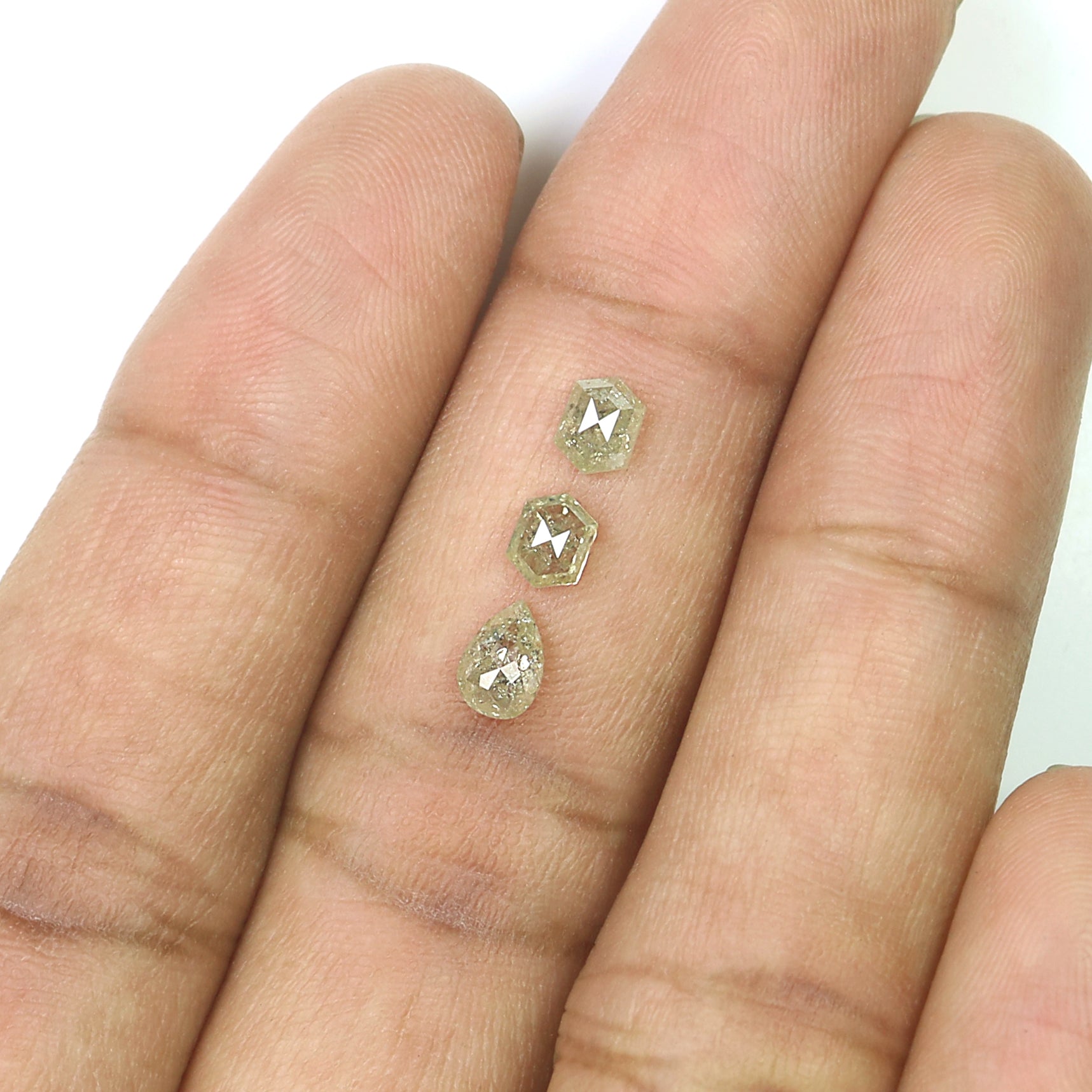 1.12 Ct Natural Loose Mix Shape Diamond Grey Color Mix Shape Cut Diamond 4.75 MM Natural Loose Grey Color Mix Shape Rose Cut Diamond N1232