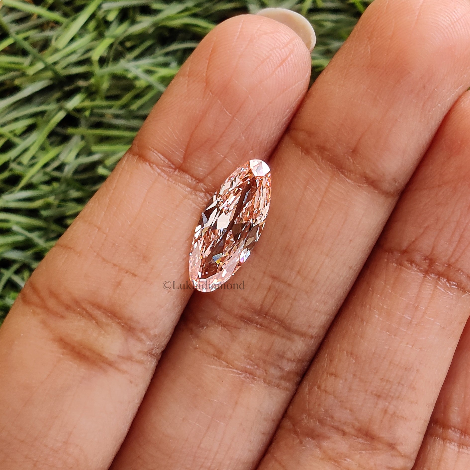 2.54 CT IGI Certified Oval Old European Cut Diamond Fancy Intense Pink Color VVS2 Clarity Lab Grown Diamond Lab Created CVD Diamond L3319