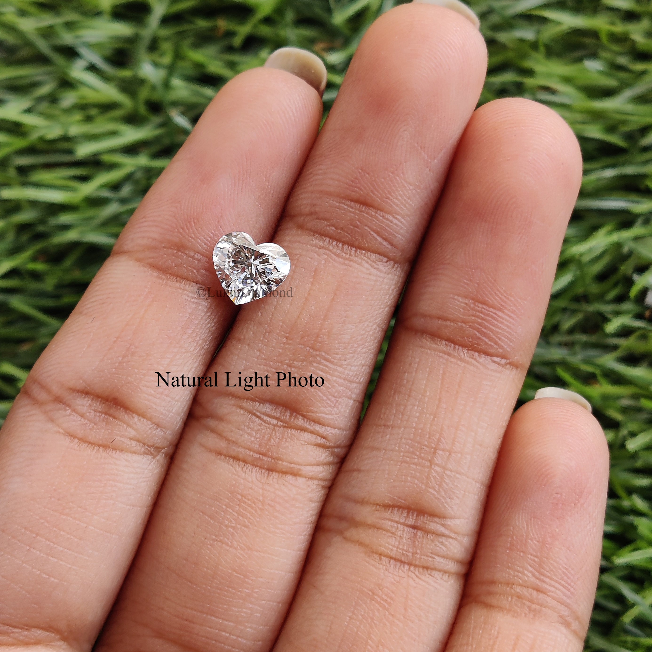IGI Certified 1 Ct, 1.5 Ct, 2 Ct, 2.5 Ct, 3 Ct Heart Brilliant Cut E/F Color VS Clarity Lab Grown CVD Diamond Lab Created Loose Diamond Q111
