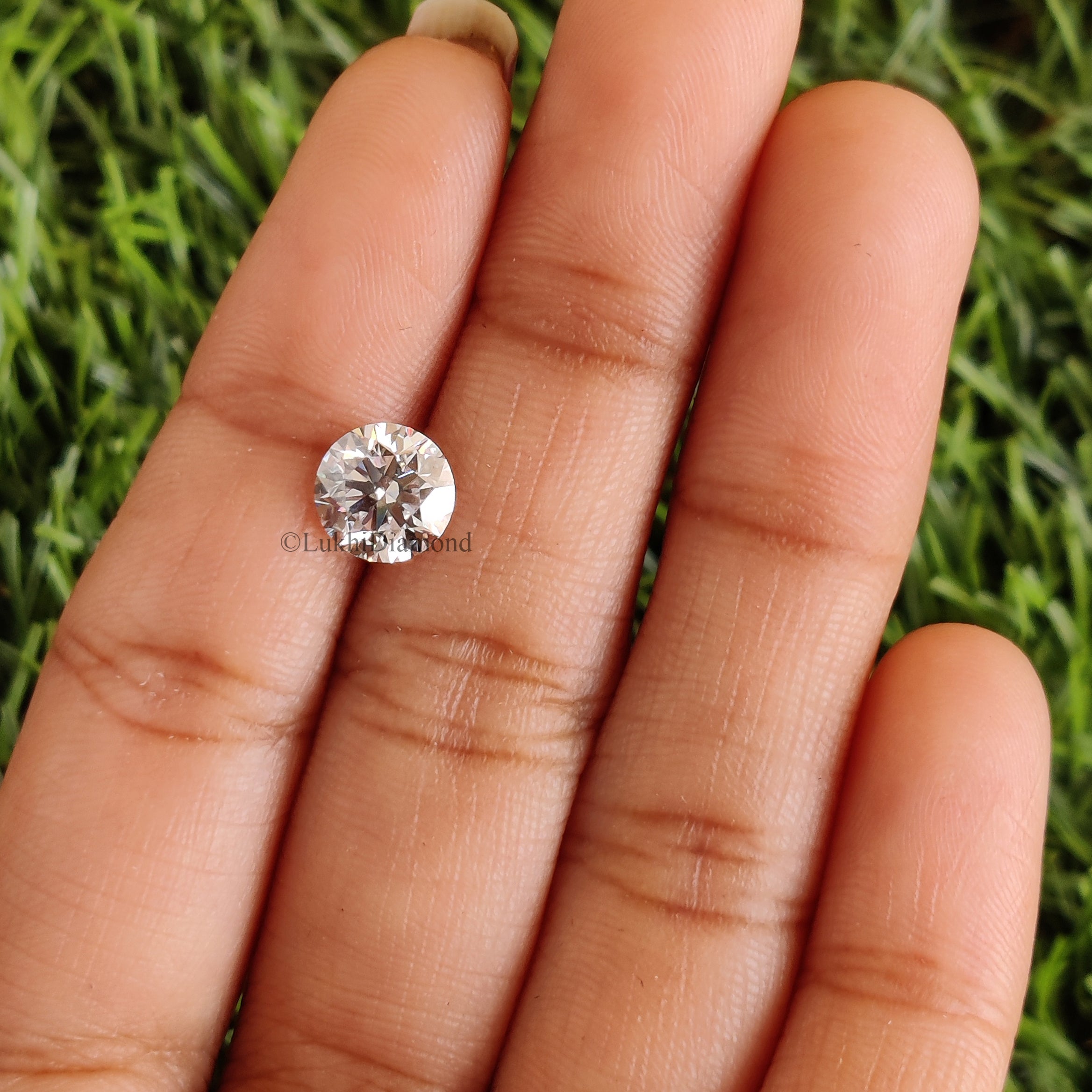 1.55 CT IGI Certified Round Brilliant Cut Diamond White - E Color VS1 Clarity Lab Grown Diamond Lab Created Diamond Round Diamond L3218