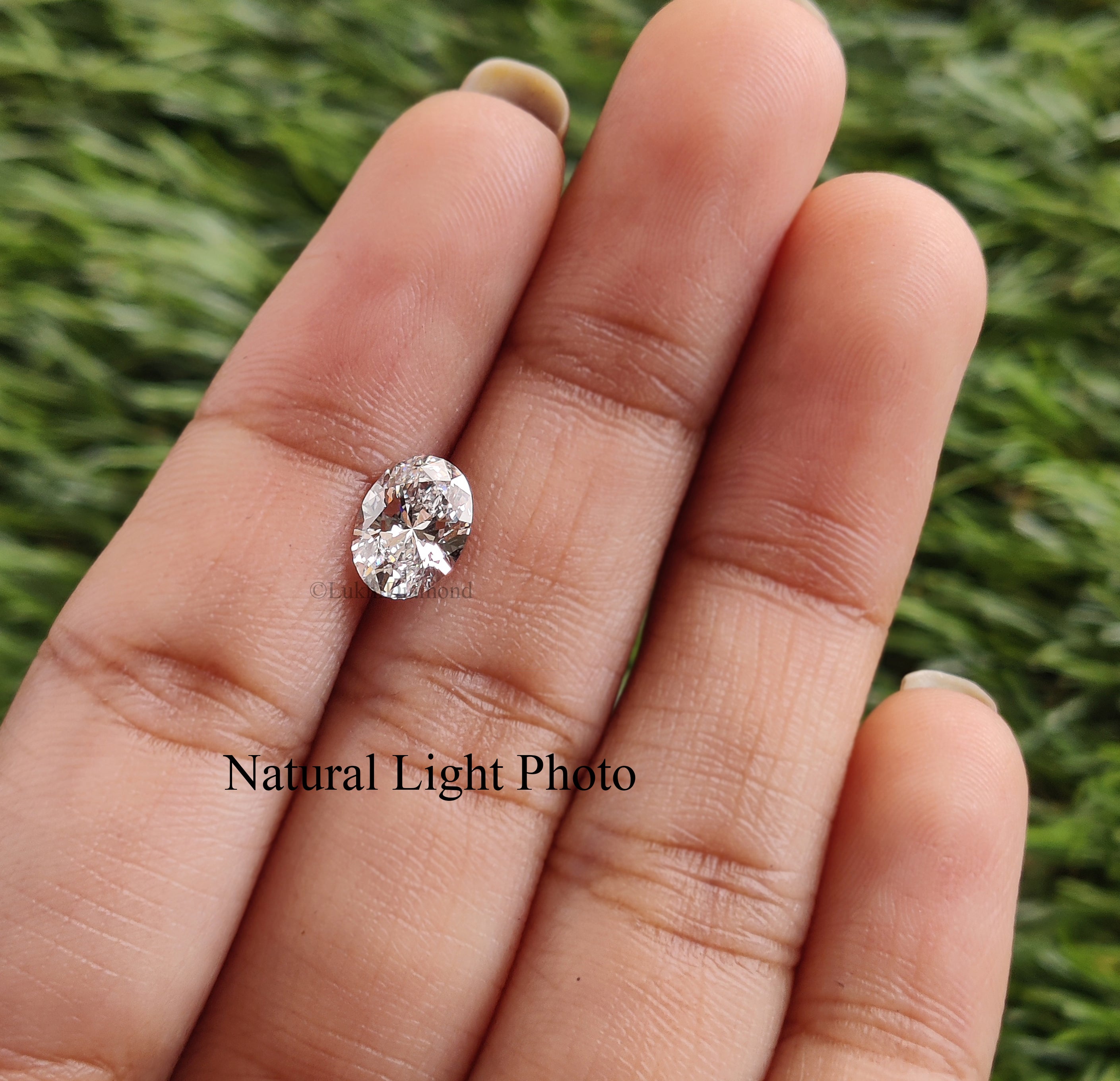 IGI Certified 1 Ct, 1.5 Ct, 2 Ct, 2.5 Ct, 3 Ct Oval Brilliant Cut E/F Color VS Clarity Lab Grown CVD Diamond Lab Created Loose Diamond Q108