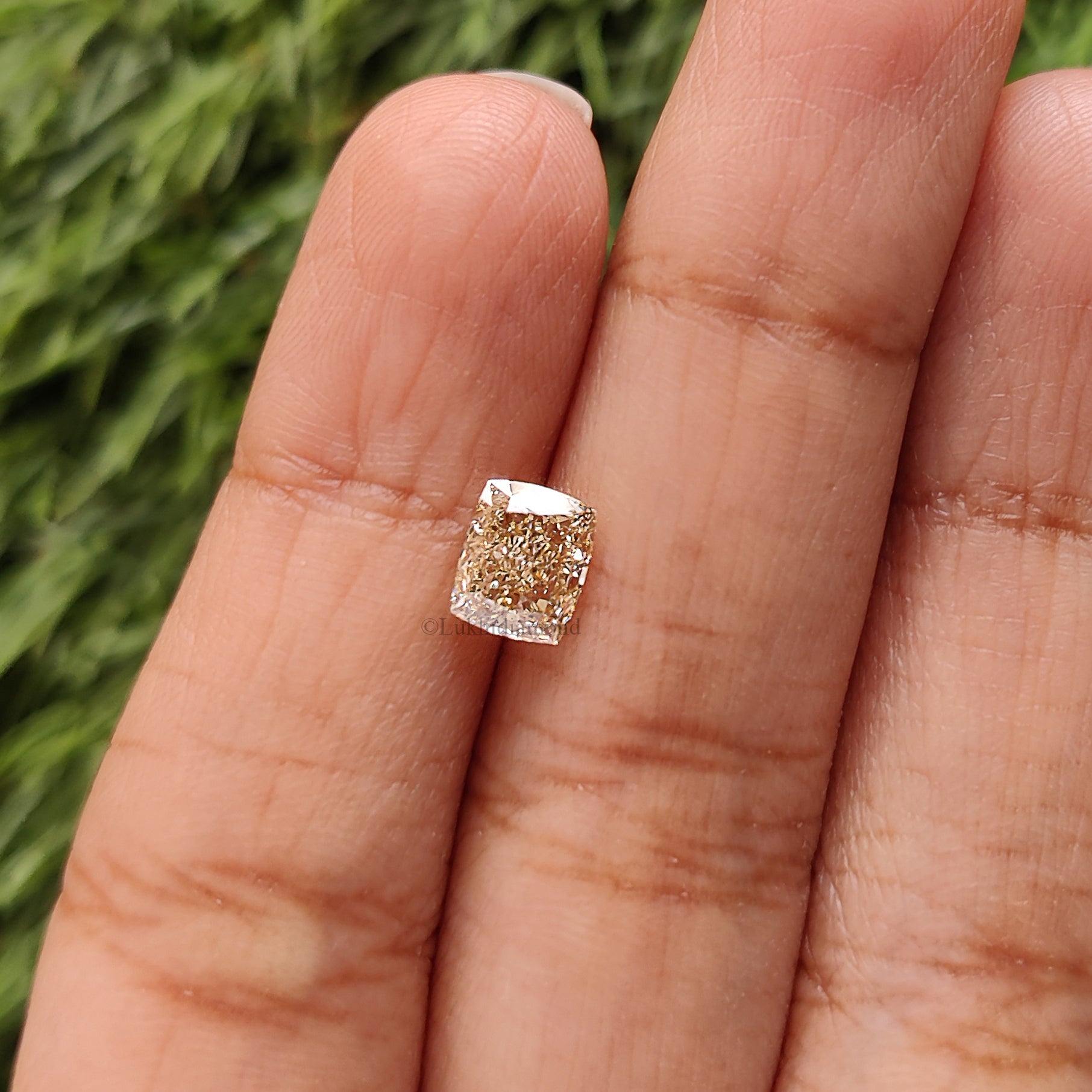 1.13 CT IGI Certified Cushion Modified Brilliant Cut Diamond Q-R Color Diamond VVS2 Clarity Lab Grown Diamond Lab Created Diamond L3481