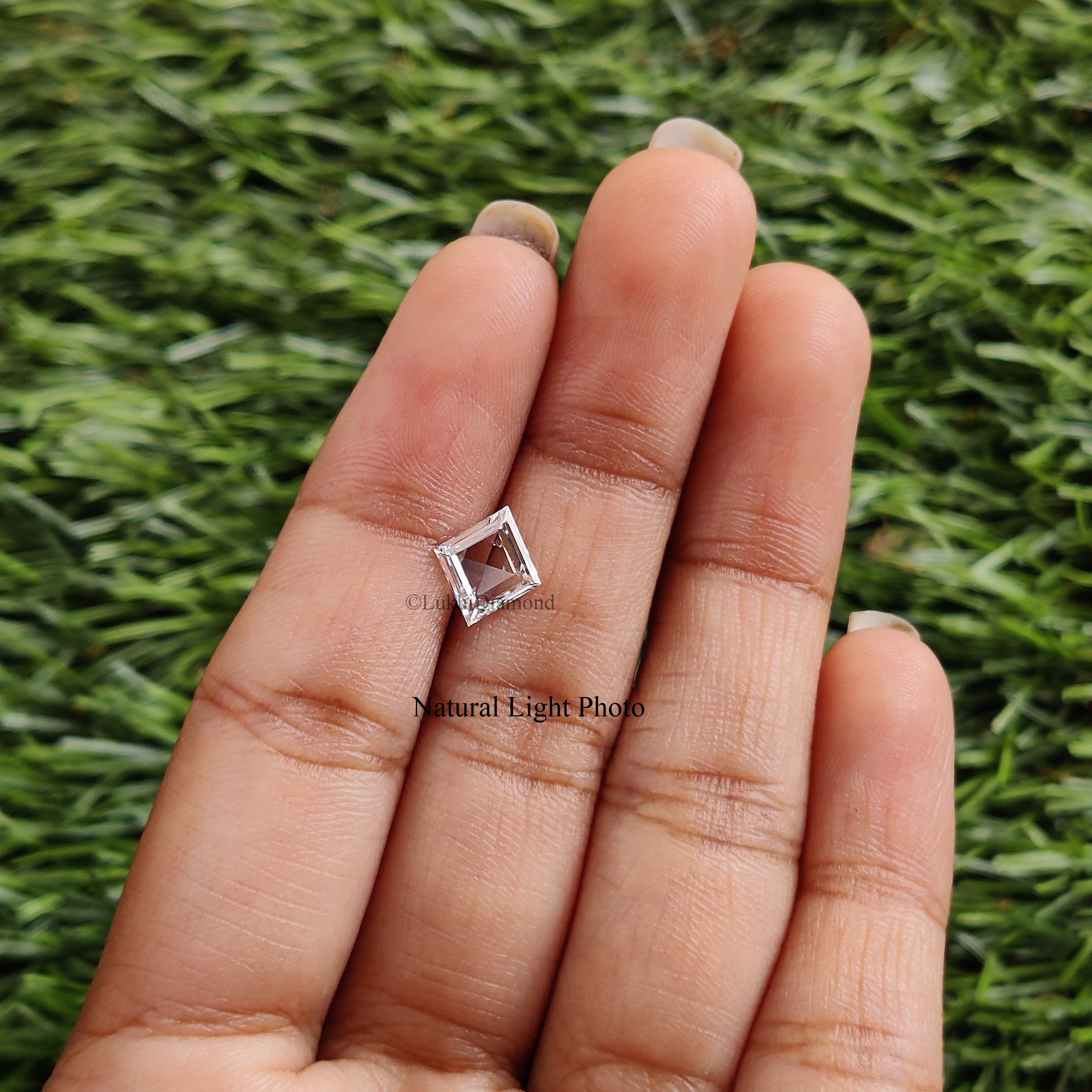 0.85 CT IGI Certified Kite Step Cut Diamond White - E Color VS1 Clarity Lab Grown Diamond Lab Created Kite Diamond Kite CVD Diamond Q172