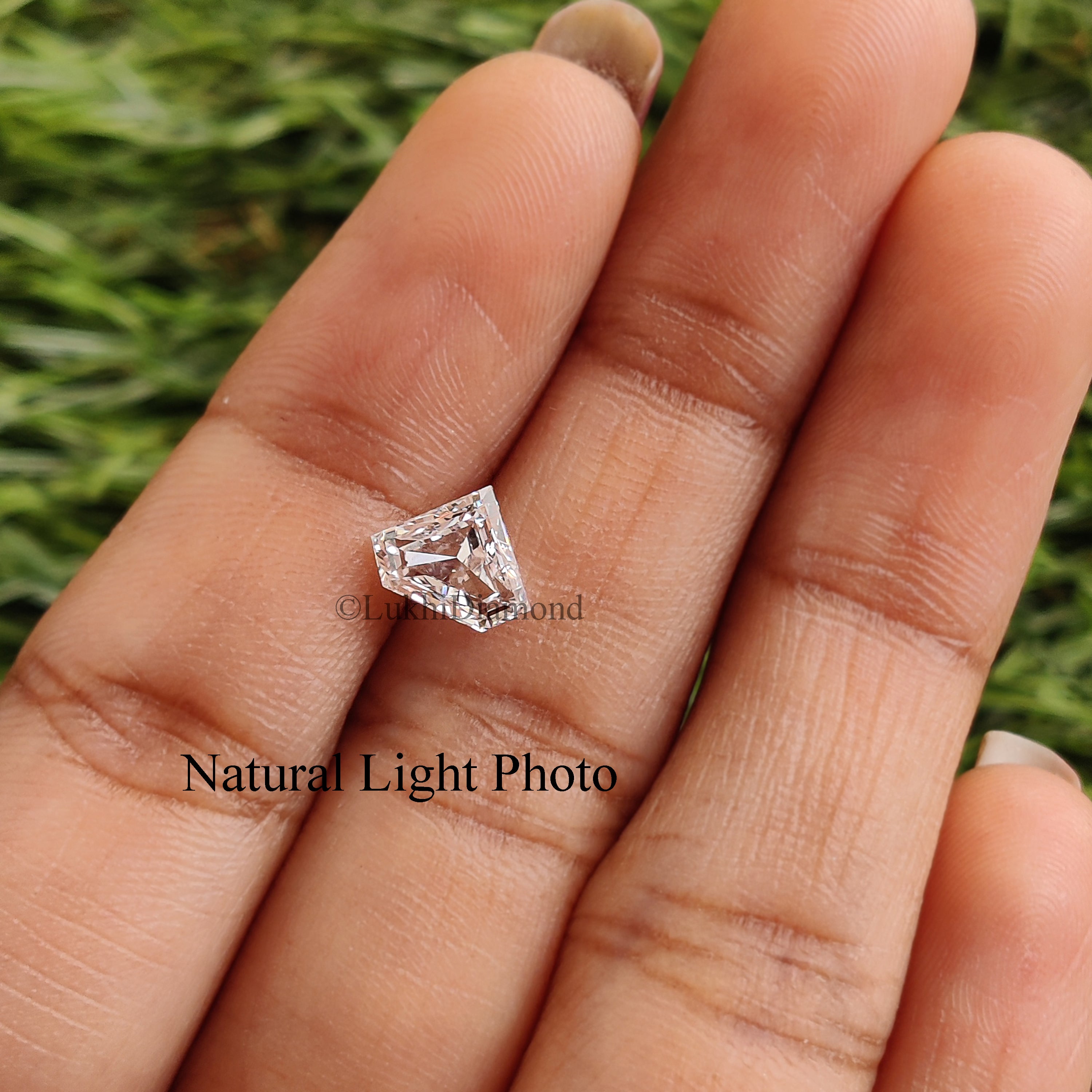 1.04 CT IGI Certified Shield Modified Brilliant Cut Diamond White - E Color VVS2 Clarity Lab Grown Diamond Lab Created CVD Diamond Q178