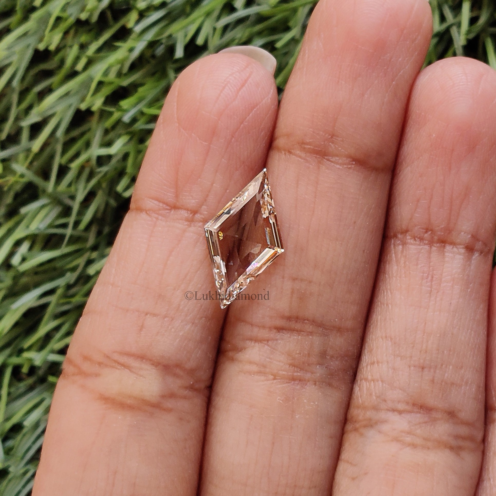 2.13 CT IGI Certified Lozenge Step Cut Kite Diamond White - L Color VS1 Clarity Lab Grown Diamond Lab Created Kite Cut CVD Diamond L3286