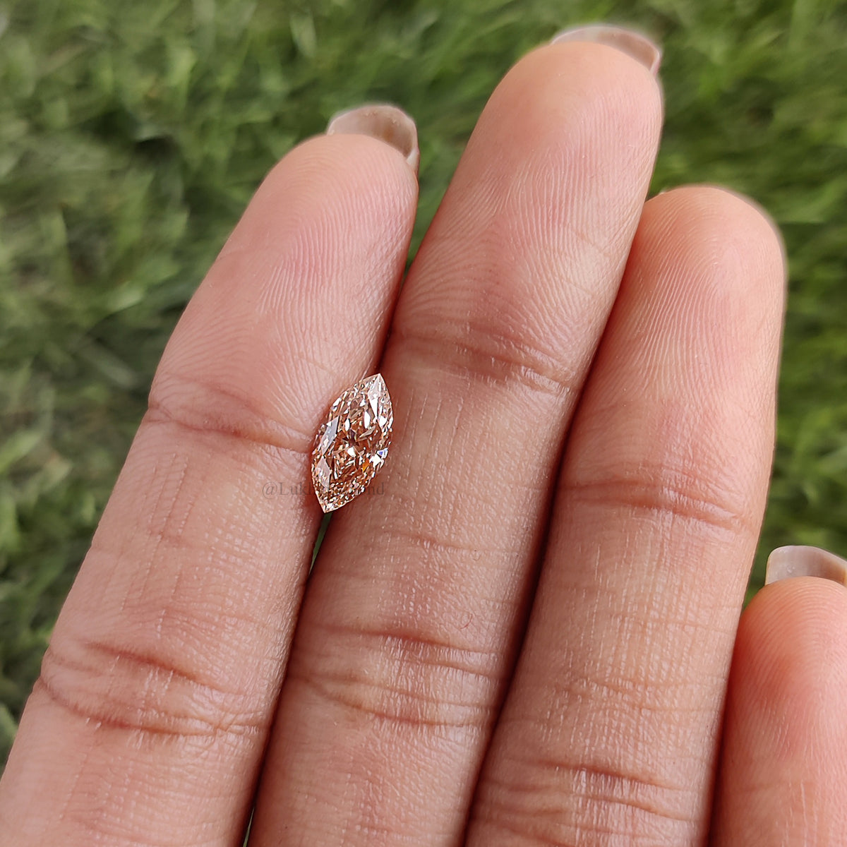 1.05 CT IGI Certified Marquise Old European Cut Diamond Fancy Vivid Pink Color VS1 Clarity Lab Grown Diamond Lab Created Diamond L3664