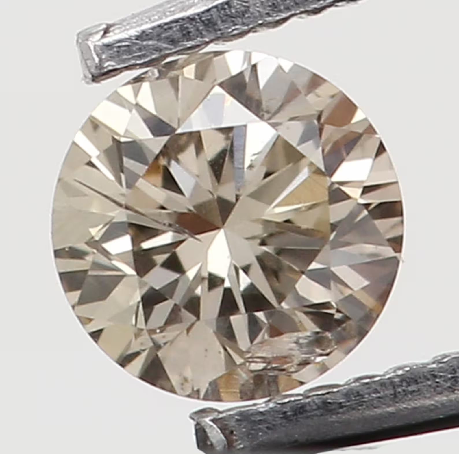 0.090 Ct Natural Loose Round Diamond Brown Color Round Diamond 2.80 MM Natural Loose Diamond Brown Color Round Brilliant Cut Diamond N7832