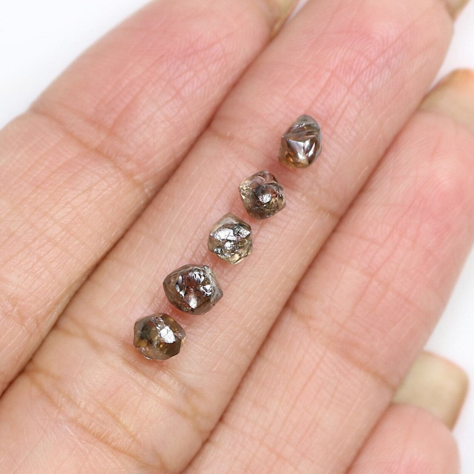 2.34 CT Natural Loose Rough Diamond Brown Color Rough Diamond 4.00 MM Natural Diamond Brown Color Irregular Cut Rough Shape Diamond NQ9049