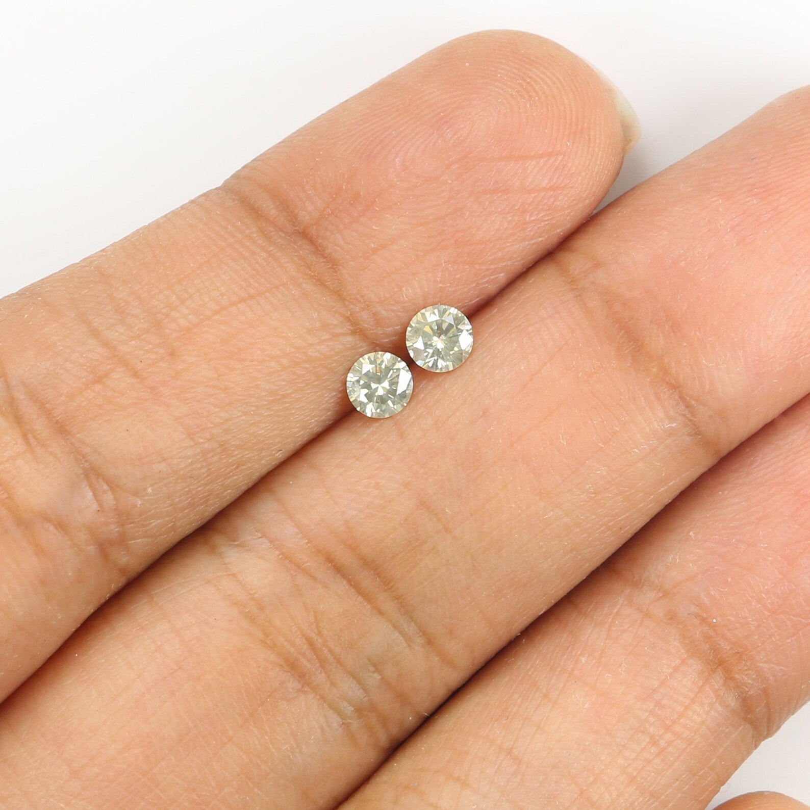 0.36 CT Natural Loose Round Brilliant Cut Diamond White - J Color Round Shape Diamond 3.60 MM Natural Loose Round Shape Diamond KDN1864