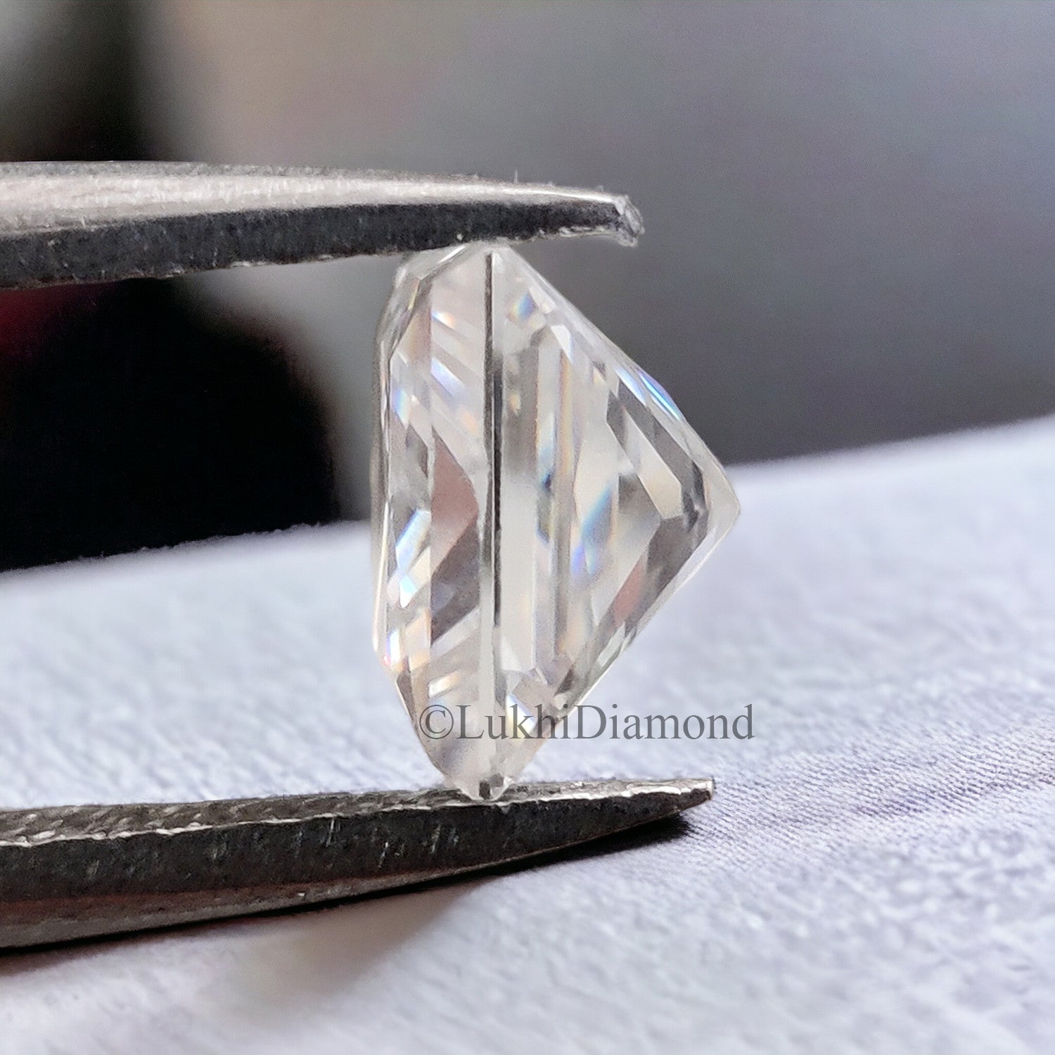 Princess Brilliant Cut Loose White Moissanite Stone 5,6,7,8,9 MM Vintage Antique Handcrafted Eye Clean Moissanite Engagement Gift Ring Q136