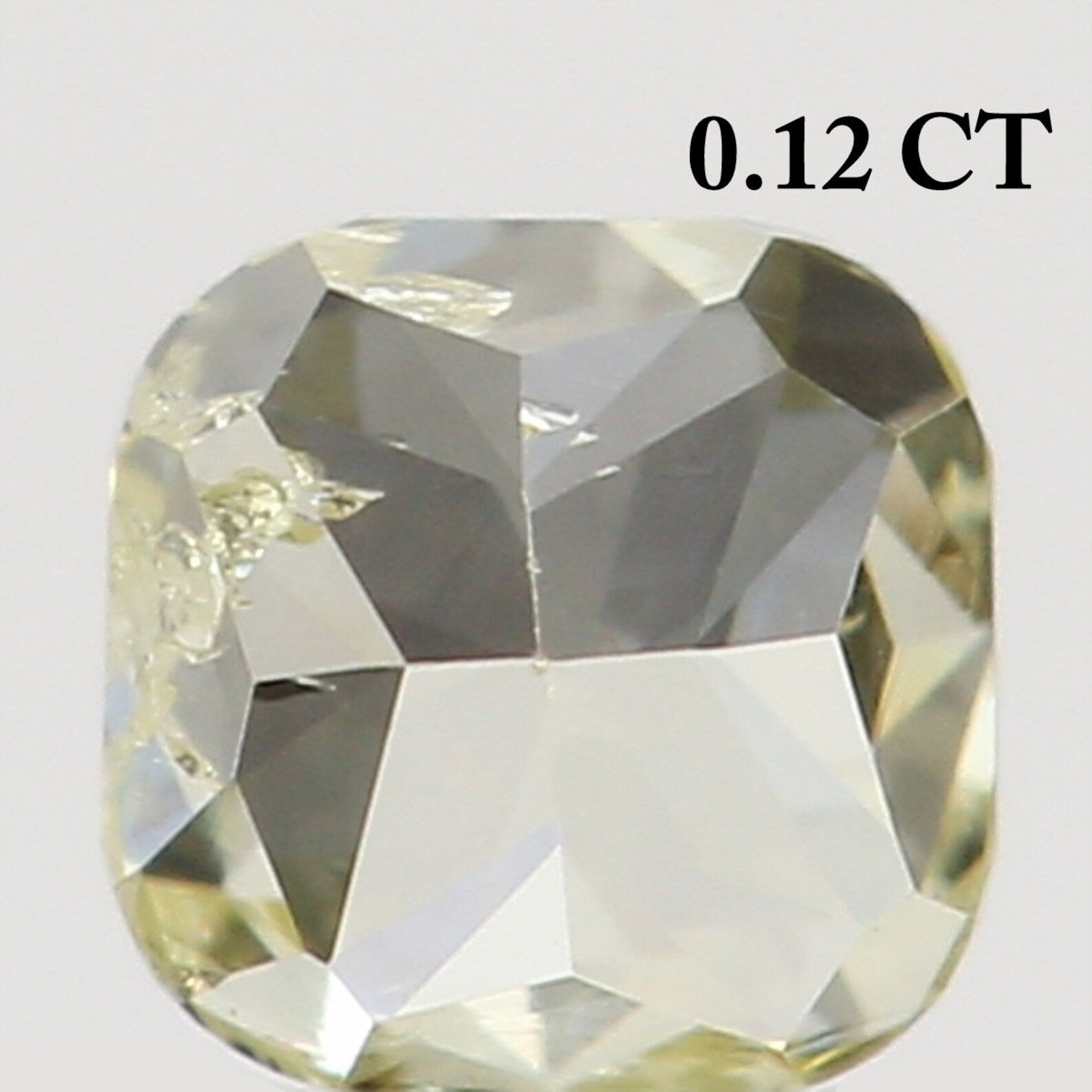 0.12 Ct Natural Loose Cushion Shape Diamond Yellow Color Cushion Cut Diamond 2.70 MM Natural Loose Cushion Brilliant Cut Diamond N8093