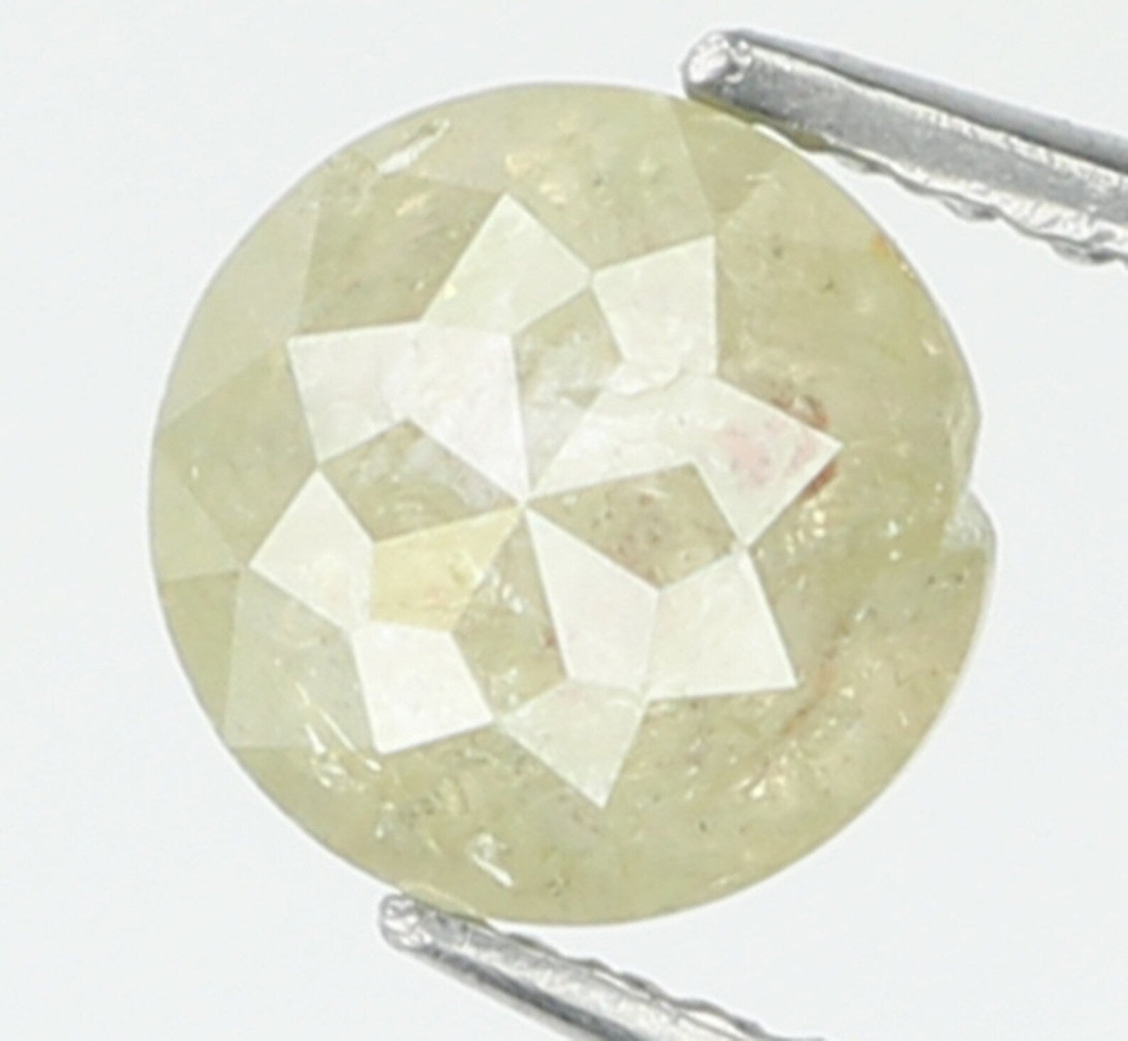 0.52 Ct Natural Loose Diamond Round Rose Cut Grey Color I3 Clarity 4.60 MM N7587