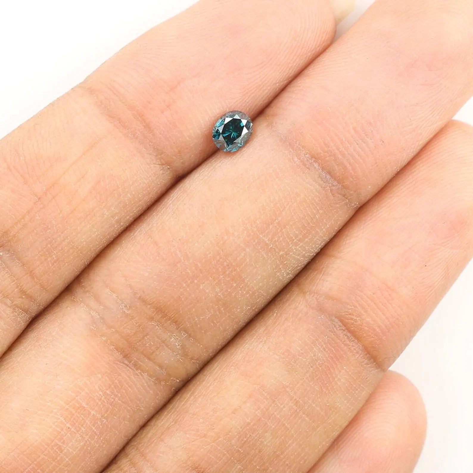 0.31 Ct Natural Loose Oval Shape Diamond Blue Color Oval Cut Diamond 4.25 MM Natural Loose Diamond Blue Oval Brilliant Cut Diamond NQ1406