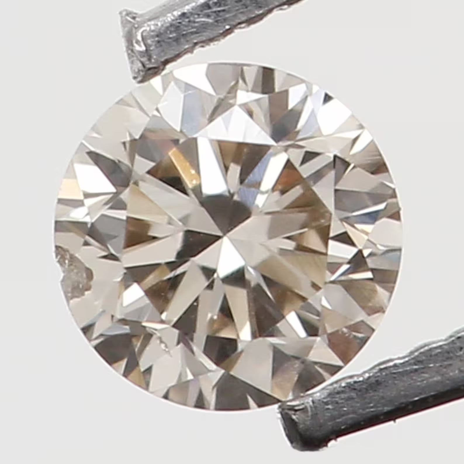 0.093 Ct Natural Loose Round Shape Diamond Brown Color Round Cut Diamond 2.80 MM Natural Loose Diamond Round Brilliant Cut Diamond N7847
