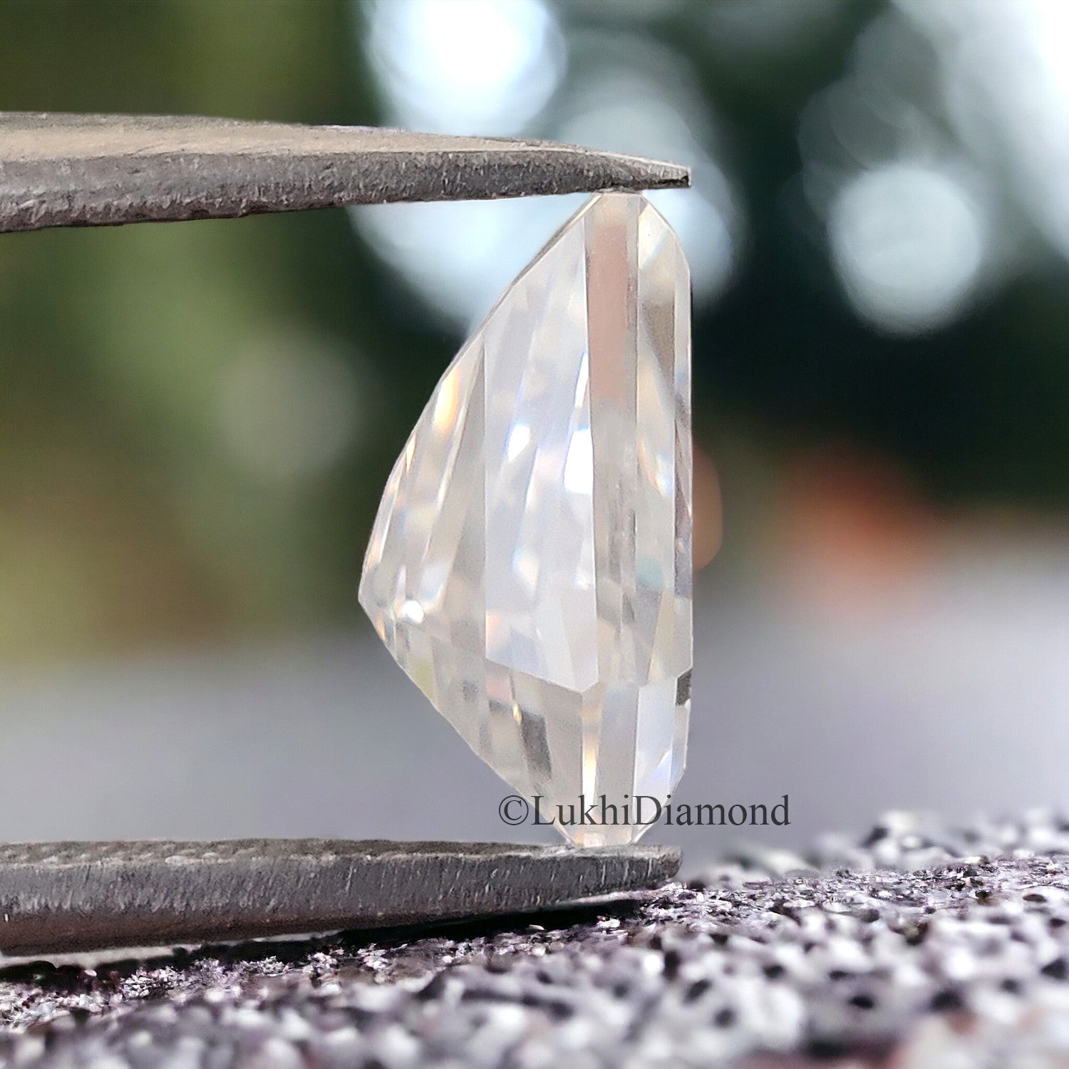 Coffin Brilliant Cut Loose White Moissanite Stone 8,10,12,14 MM Vintage Antique Handcrafted Eye Clean Moissanite Engagement Gift Ring Q143