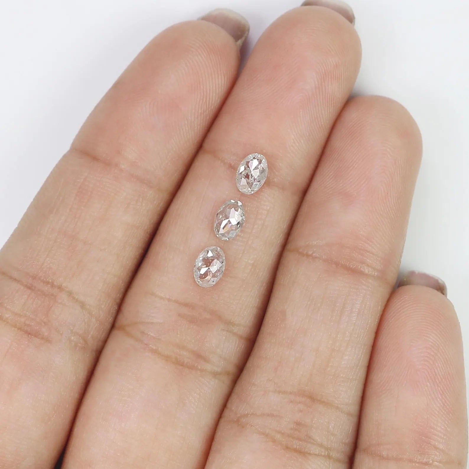 0.75 CT Natural Loose Oval Shape Diamond Grey Color Oval Cut Diamond 5.00 MM Natural Loose Grey Oval Diamond Oval Cut Diamond N2597