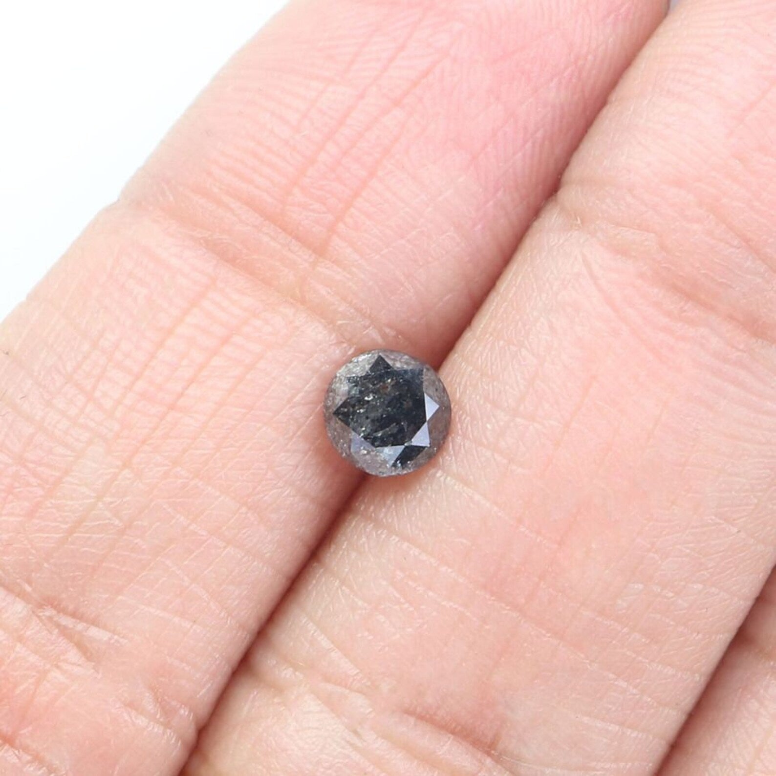 0.53 CT Natural Loose Round Brilliant Cut Diamond Black Color Round Cut Diamond 4.70 MM Natural Loose Diamond Round Shape Diamond NQ406