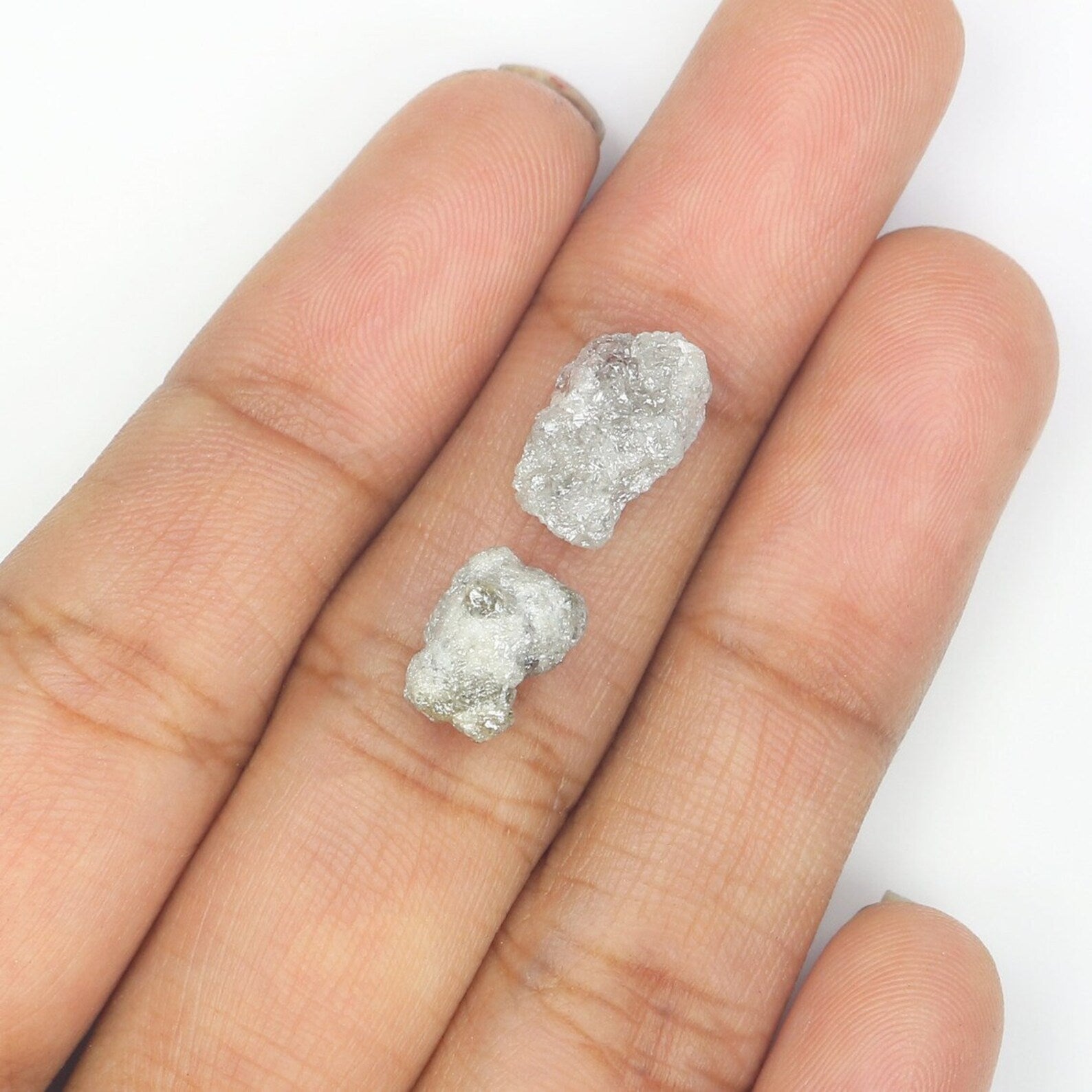 6.79 CT Natural Loose Rough Shape Diamond Grey Color Rough Diamond 11.16 MM Natural Loose Diamond Grey Color Rough Shape Diamond NQ2440