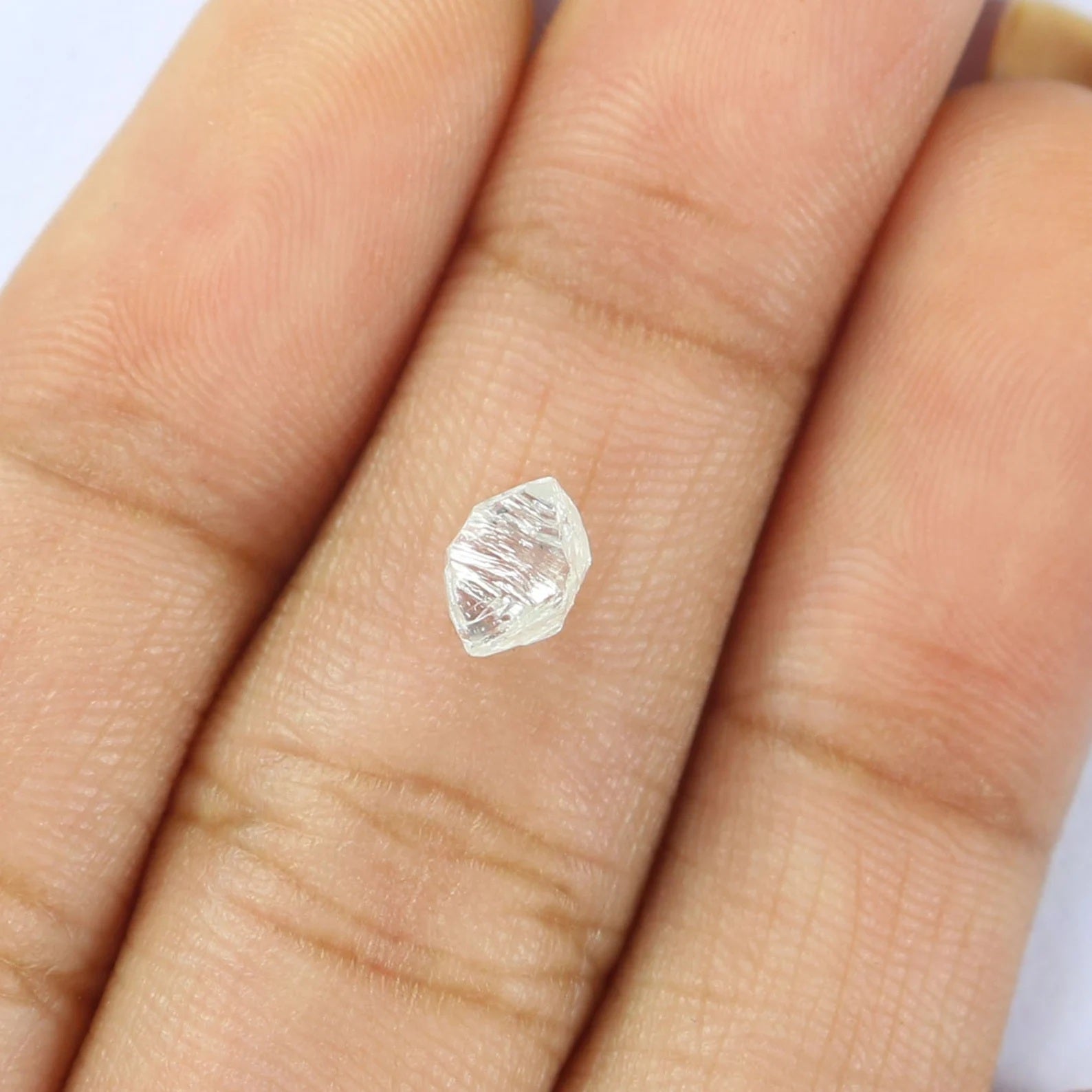 Natural Loose Rough Diamond White -F Color 1.00 CT 6.20 MM Rough Irregular Cut Diamond N2119