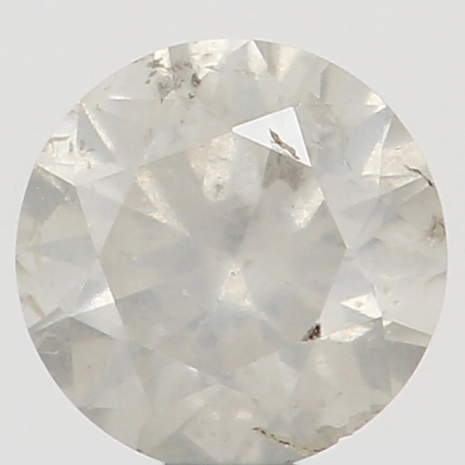 0.14 Ct Natural Loose Round Shape Diamond Grey Color Round Cut Diamond 3.30 MM Natural Loose Diamond Round Brilliant Cut Diamond N8031