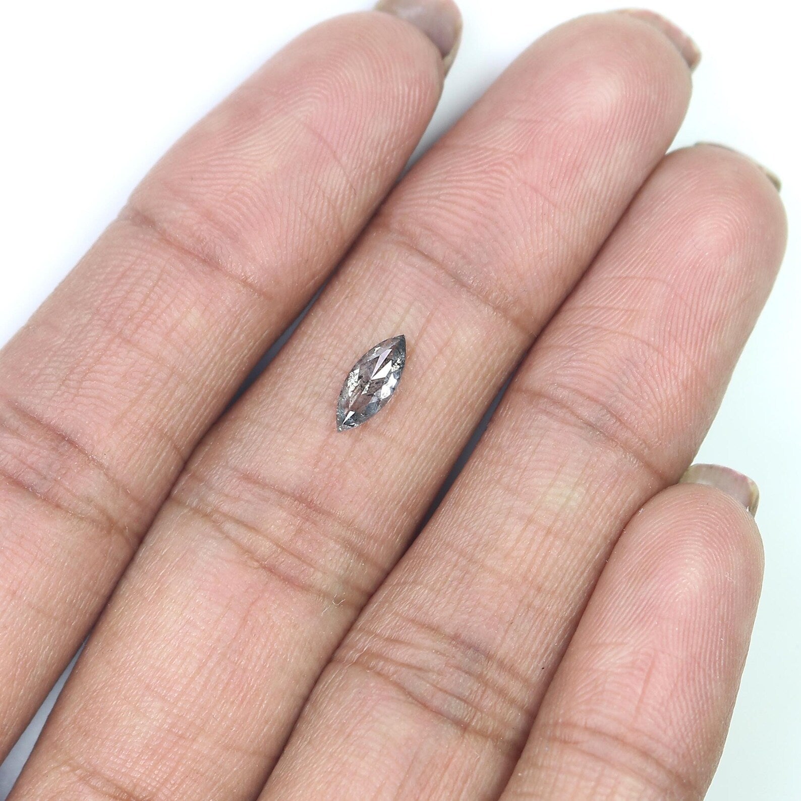 0.51 CT Natural Loose Marquise Shape Diamond Salt And Pepper Marquise Cut Diamond 8.25 MM Natural Loose Diamond Marquise Cut Diamond QN916