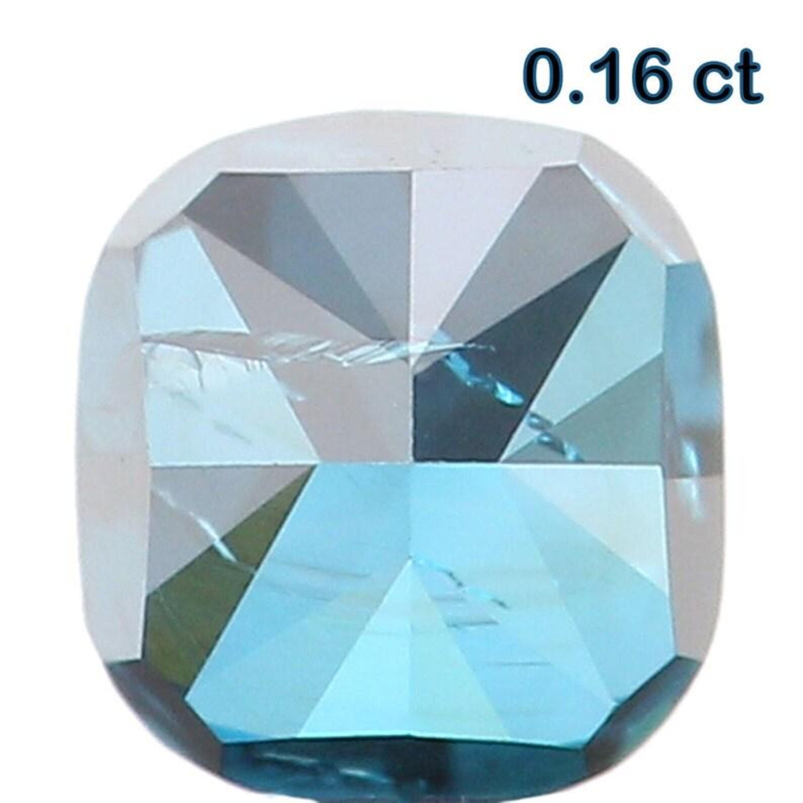 0.16 CT Natural Loose Cushion Shape Diamond Blue Color Cushion Cut Diamond 2.90 MM Natural Blue Color Cushion Brilliant Cut Diamond NQB7629
