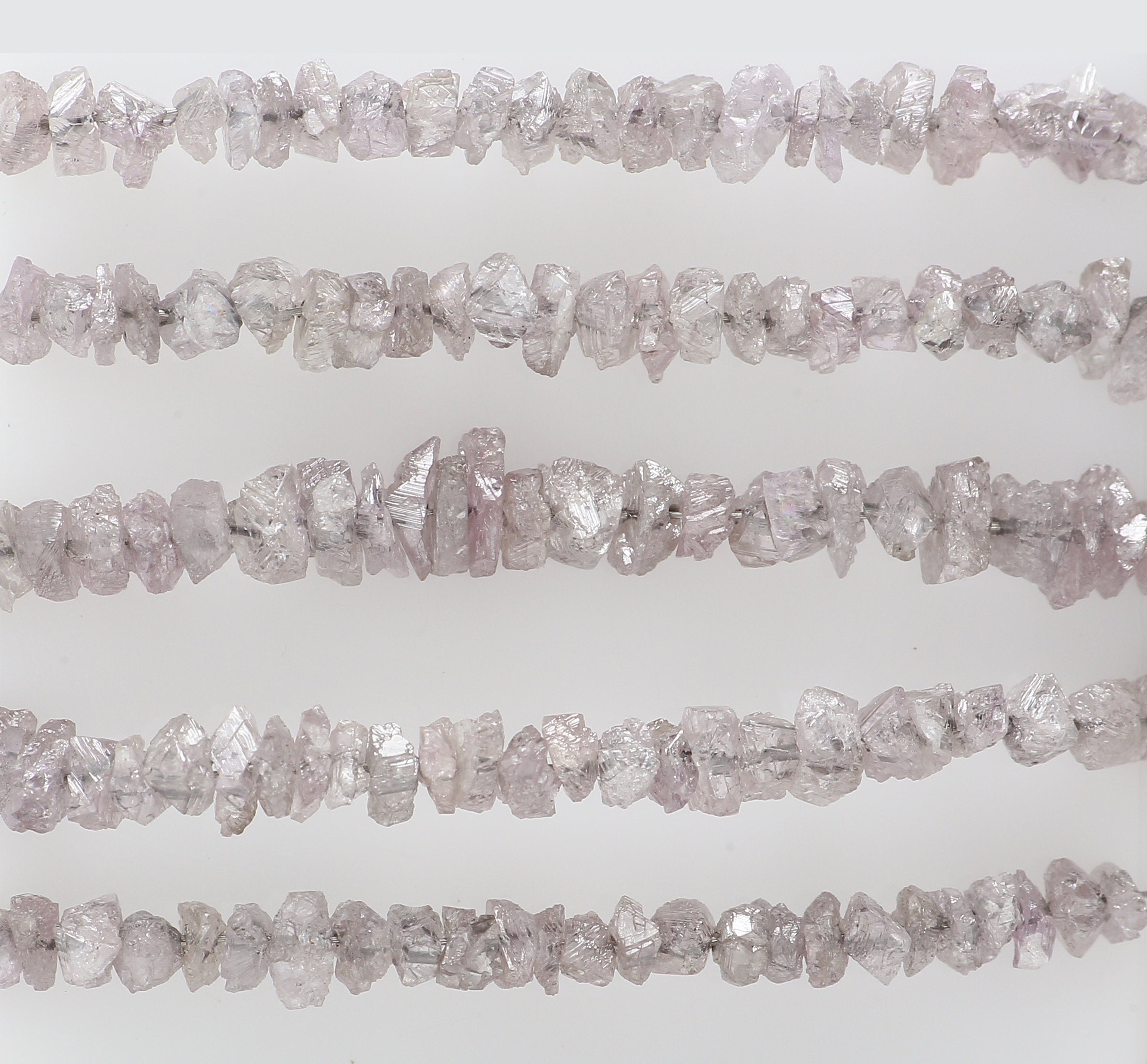 21.42 CT Natural Loose Rough Bead Shape Diamond Brown Color Rough Cut Diamond 1.90 MM Natural Pink Color Rough Drilling Bead Diamond LQ6126